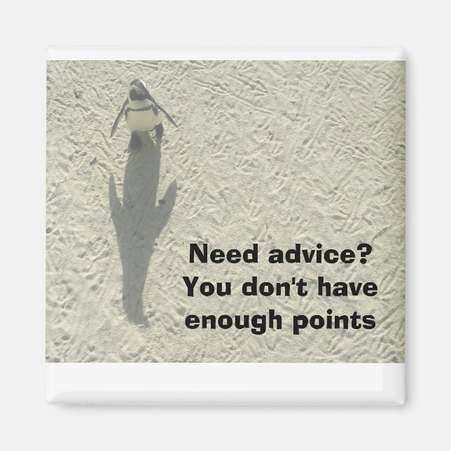 Íman Necessidade de aconselhamento sobre pontos (Frente)