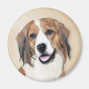 Íman Nederlandse Kooikerhondje - Pintura de Cachorro