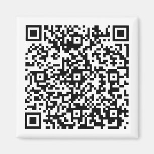 Íman Negócio de código QR personalizado 