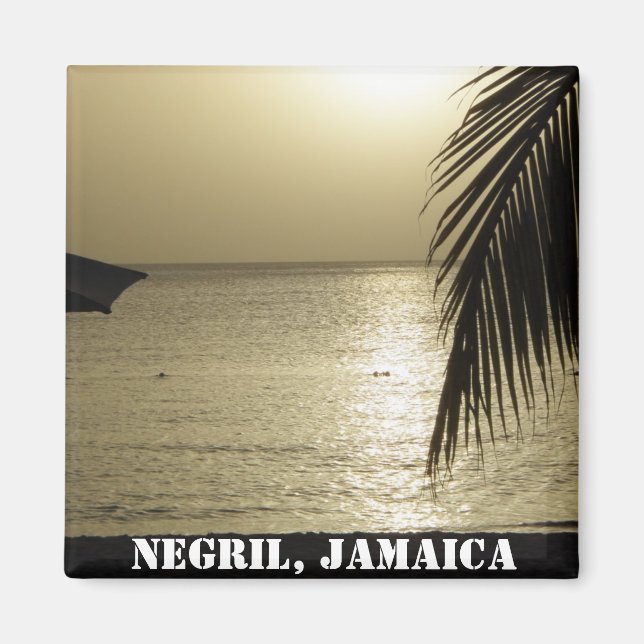 Íman Negril, Jamaica Magnet (Frente)
