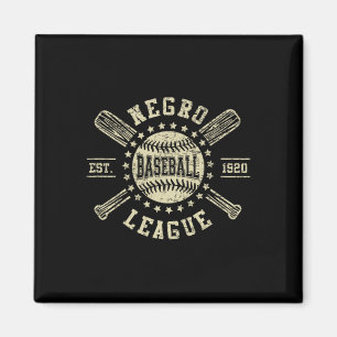 Íman Negro League Vintage Bysebyll Mês da História Negr