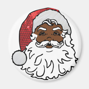 Íman negro santa claus