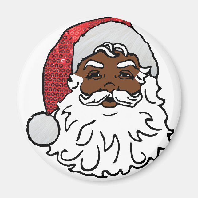 Íman negro santa claus (Frente)