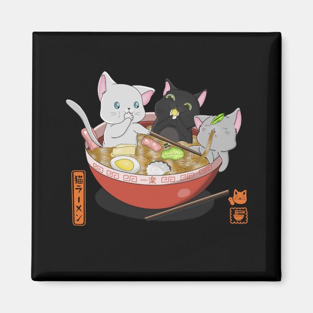 Íman Neko Ramen cat (Frente)