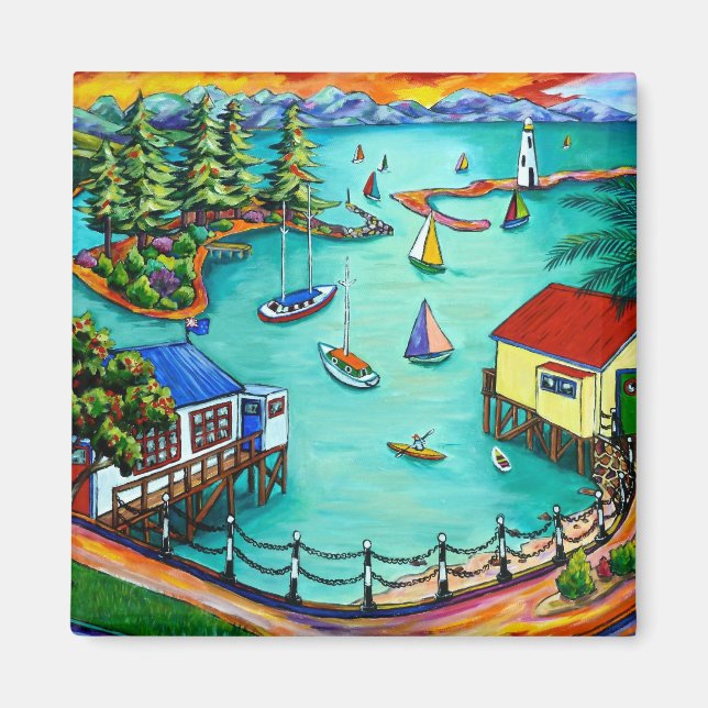 Íman Nelson Harbor Magnet (Frente)