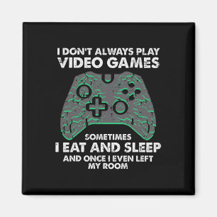 Íman Nem Sempre Jogo Videojogos Humoroso Gamer Homens R