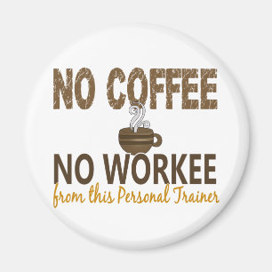 Íman Nenhum café nenhum instrutor pessoal de Workee