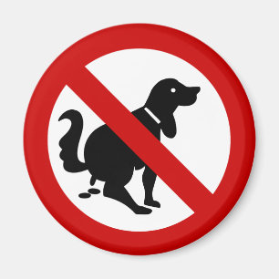 Íman NENHUM cão que suja o ⚠ tailandês do sinal do 