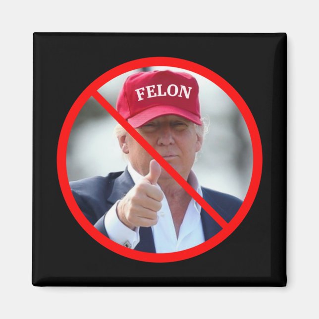 Íman Nenhum Felon No Office (Frente)