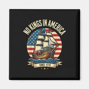 Íman Nenhum Rei Na América Distressed Usa Bandeira Libe