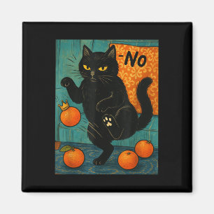 Íman Nenhum Rei na América Gato Preto Político Anti Tru