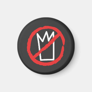 Íman Nenhum rei protesta logotipo da coroa