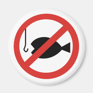 Íman Nenhum sinal da pesca - sinal de dias de vinda