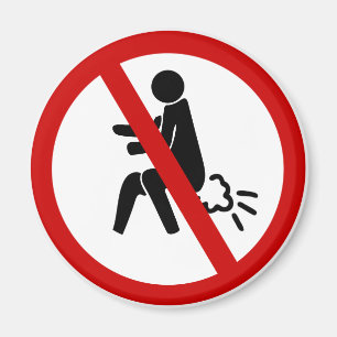 Íman NENHUM ⚠ tailandês engraçado do sinal do toale