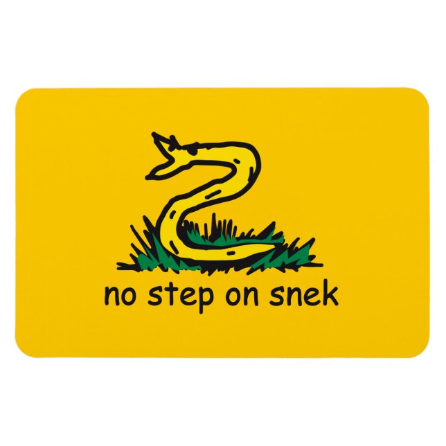 Íman Nenhuma etapa na paródia SnekRight de Gadsden dos (Horizontal)