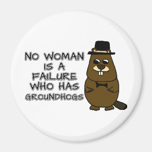 Íman Nenhuma mulher é um fracasso que tem Groundhogs