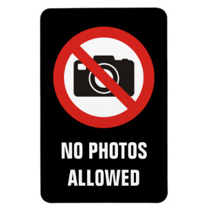 Íman Nenhumas fotos permitidas