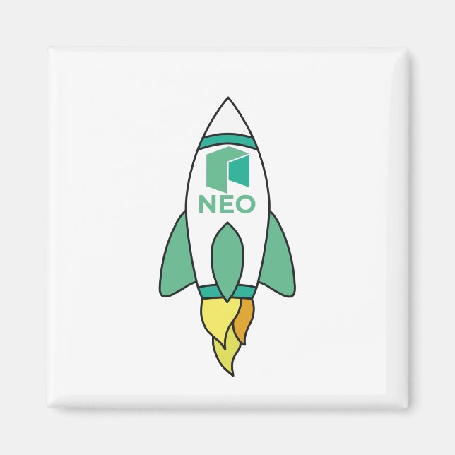 Íman Neo Para O Foguete Da Lua (Frente)