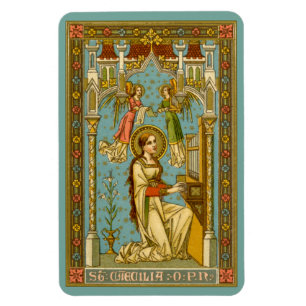 Íman NeoGótico St. Cecília de Roma (BNG 02)
