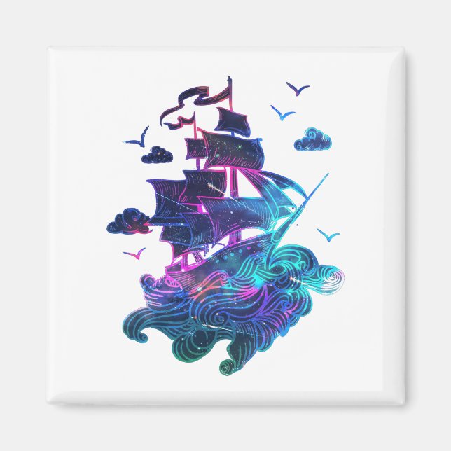 Íman Neon Boat (Frente)