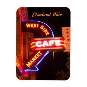 Íman Neon Café - Sinal mercado Flexi Magnet