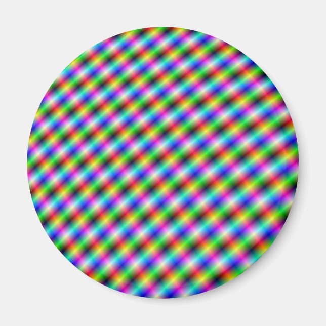 Íman Neon Crosshatch Magnet (Frente)