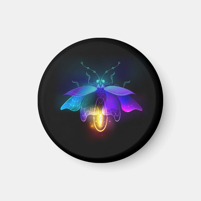 Íman Neon Firefly a preto (Frente)