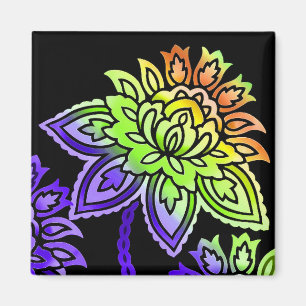 Íman Neon Flowers
