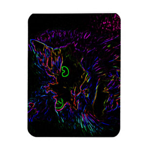 Íman Neon Glow Cat