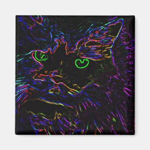 Íman Neon Glow Cat