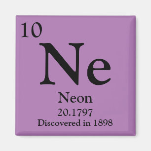 Íman Neon Mesa periódica