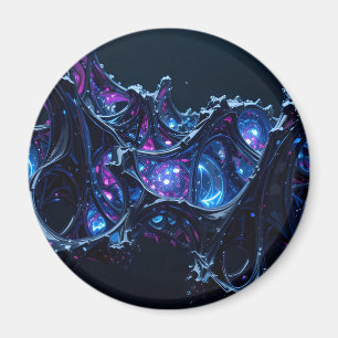 Íman Neon Nexus: Estrutura Tecno-Orgânica Intertecida