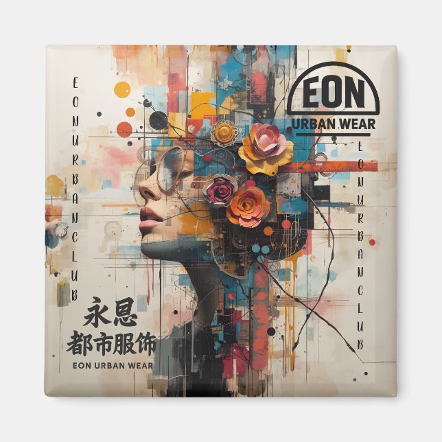 ÍMAN NEON ROSE (Frente)