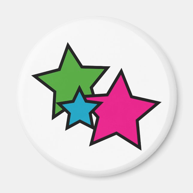 Íman Neon Star Magnet (Frente)