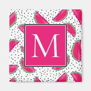 Íman Neon Watermelon sobre o padrão das sementes