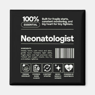 Íman Neonatologista & Presente Personalizado de Neo