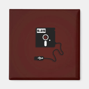 Íman nerd de disco flexível do geek de USB de 5,25