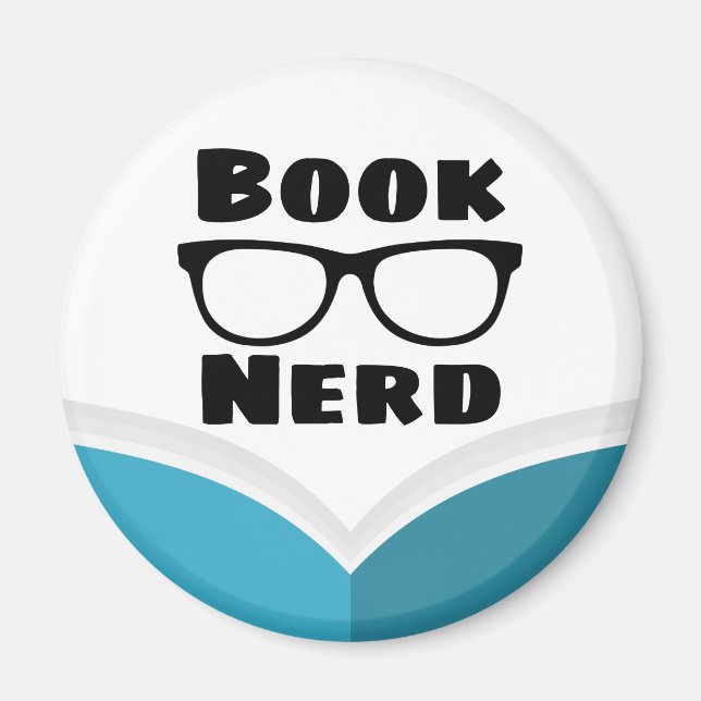 Íman Nerd de Livro (Frente)