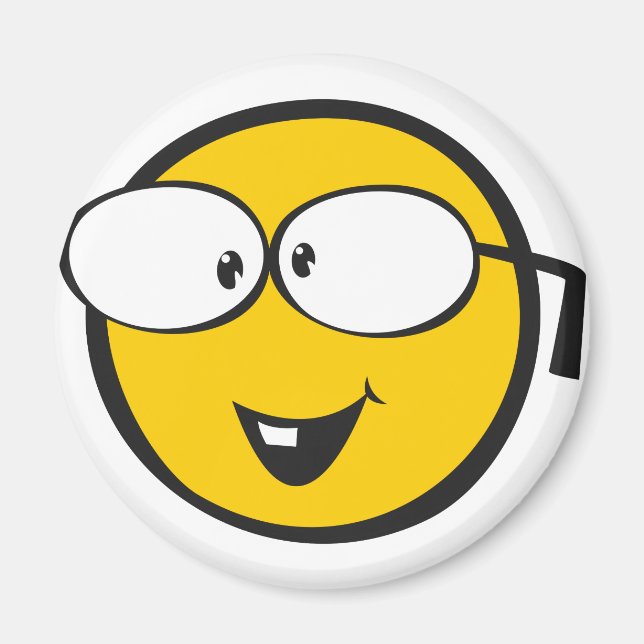Íman Nerd Emoji (Frente)