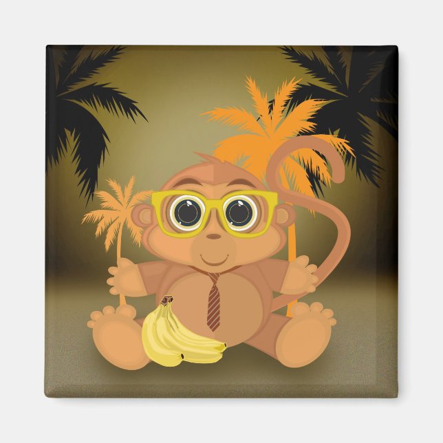 Íman Nerd macaco (Frente)