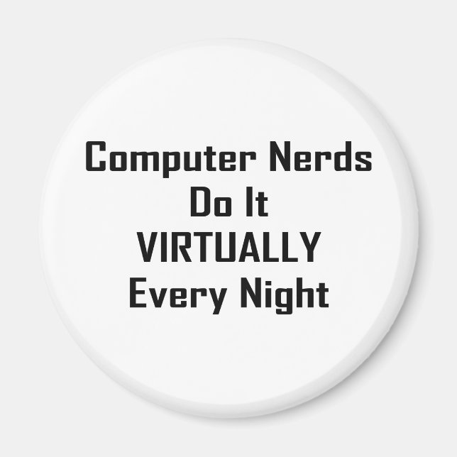 Íman Nerd ocupados (Frente)