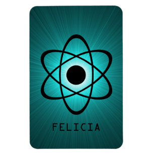 Íman Nerdy Atomic Premium Magnet, Teal