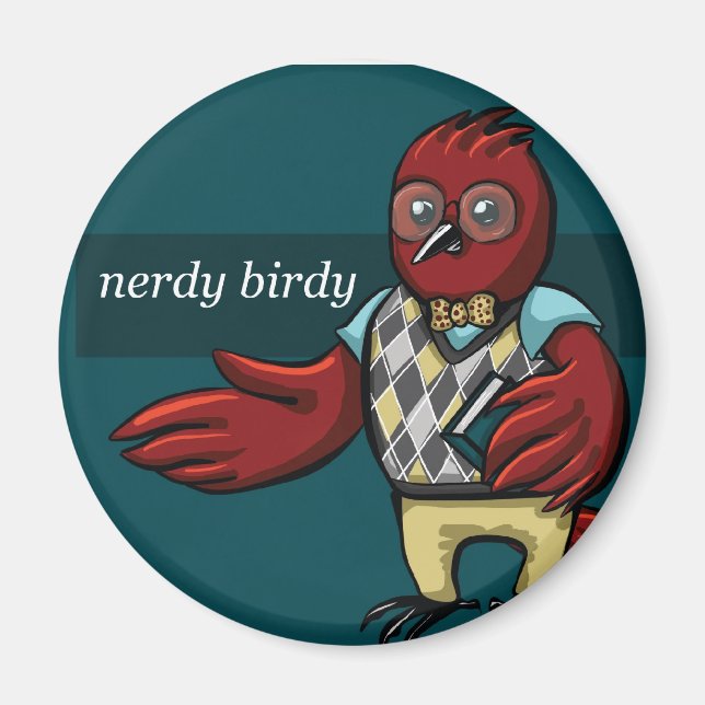 Íman Nerdy Birdy (Frente)