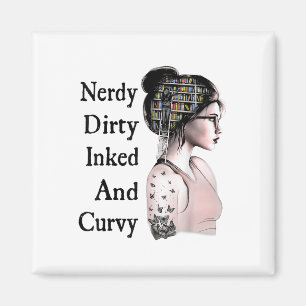 Íman Nerdy Dirty Inked &amp; Curvy Lading Lovers Tatto