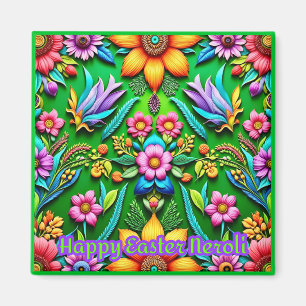 Íman NEROLI ~ Feliz Páscoa ~ Saudação Floral ~