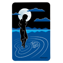 Íman Nessa Profunda Reflexão_4"x6" ímã flexível