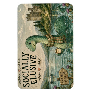 Íman Nessie Esquiva Socialmente Críptico Aconchegante L