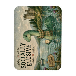 Íman Nessie Socialmente Elusiva Críptico Aconchegante L