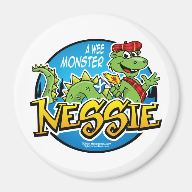 Íman Nessie: Um Monstro Wee (Frente)