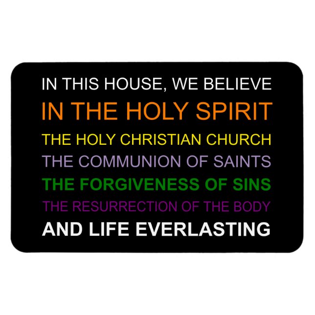 Íman Nesta casa, acreditamos (Horizontal)